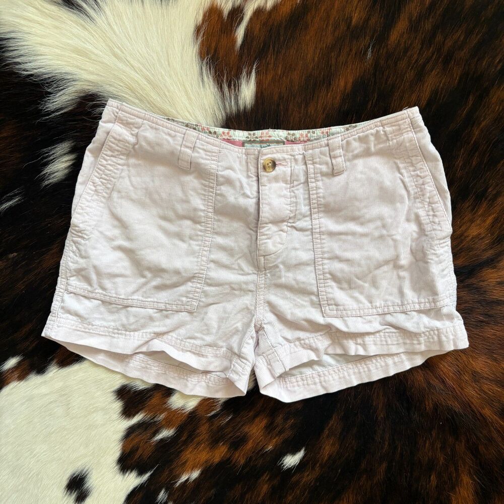 Y2K Baby Pink Corduroy Shorts